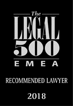 The Legal 500 EMEA recommended lawyer